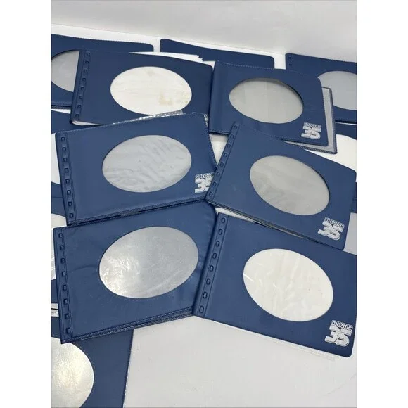 LOT OF 34 Vintage Walmart Spectra 35 Photo Albums Made In USA Mini 4x6 Blue - Picture 8 of 16